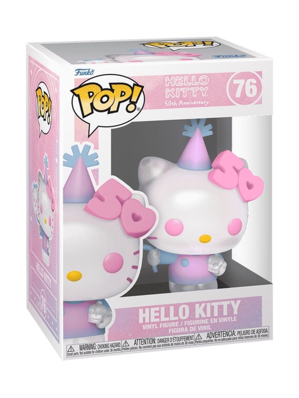 Funko Pop! Hello Kitty 50th Anniversary Pink Vinyl Figure